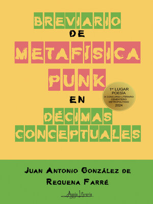 cover image of Breviario de metafísica punk en décimas conceptuales